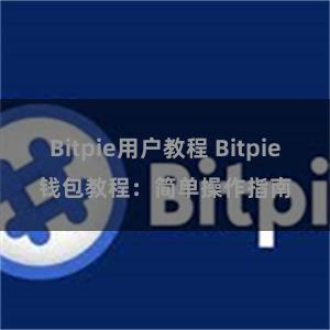 Bitpie用户教程 Bitpie钱包教程:简单操作指南