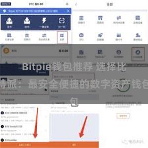 Bitpie钱包推荐 选择比特派：最安全便捷的数字资产钱包