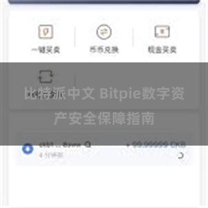 比特派中文 Bitpie数字资产安全保障指南