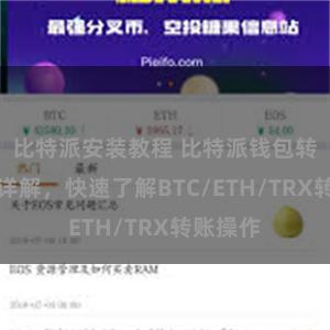 比特派安装教程 比特派钱包转账教程详解，快速了解BTC/ETH/TRX转账操作