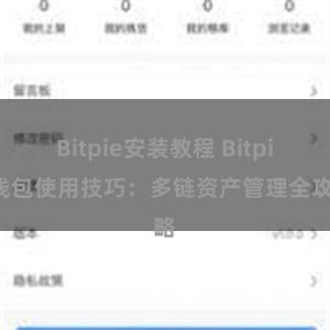 Bitpie安装教程 Bitpie钱包使用技巧：多链资产管理全攻略