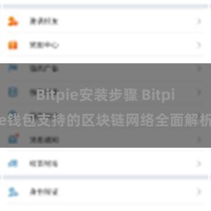 Bitpie安装步骤 Bitpie钱包支持的区块链网络全面解析