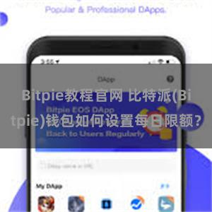 Bitpie教程官网 比特派(Bitpie)钱包如何设置每日限额？