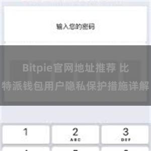 Bitpie官网地址推荐 比特派钱包用户隐私保护措施详解