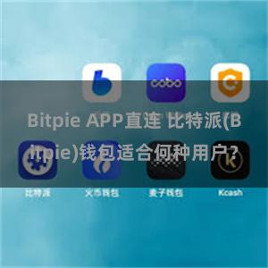 Bitpie APP直连 比特派(Bitpie)钱包适合何种用户？