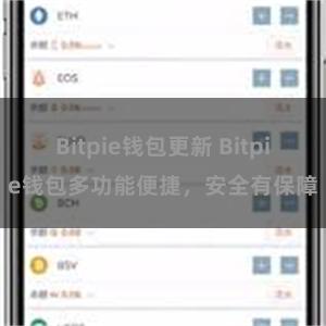 Bitpie钱包更新 Bitpie钱包多功能便捷,安全有保障