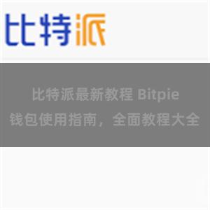 比特派最新教程 Bitpie钱包使用指南，全面教程大全