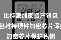比特派加密资产钱包  该钱包维持硬件加密芯片保护私钥