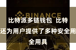 比特派多链钱包  比特派还为用户提供了多种安全用具